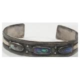 STERLING SILVER CUFF BRACELET 19.7 GRS