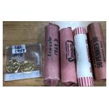 4 ROLLS OF PENNIES
