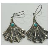 STERLING SILVER EARRINGS 4.60GRS