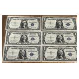 6 DOLLAR SILVER CERTIFICATE