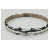 STERLING SILVER BANGLE BRACELET 8.40GRS