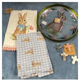 43 - EASTER BUNNY HOME DECOR SET