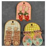 9 - COLORFUL EASTER THEMED EARRINGS LOT