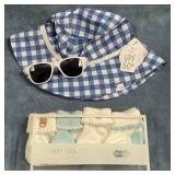 9 - BABY SUN HAT SOCKS SET