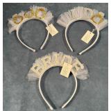 9 - BRIDE HEADBAND PARTY SET
