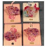 9 - COLORFUL SEA LIFE HAIR CLIPS