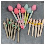 43 - LOT OF CANDLES, LIGHTS & TOYS