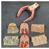9 - GIRLS HEADBAND AND EARRINGS SET