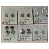 9 - TRENDY MIXED DESIGN EARRINGS COLLECTION
