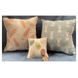 9 - EASTER THEMED DECOR PILLOW SET