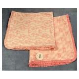 9 - PINK BABY BLANKET SET