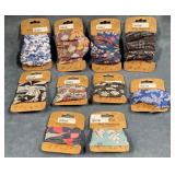9 - ASSORTED FLORAL HEADBAND SET