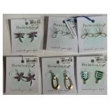 9 - MODERN METAL AND NOVELTY EARRINGS