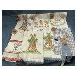 43 - EASTER THEMED KITCHEN TOWELS SET