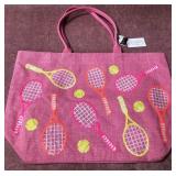 9 - PINK TENNIS TOTE BAG (W53)