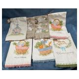 43 - SPRING BUNNY KITCHEN TOWELS