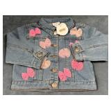 9 - GIRLS DENIM JACKET WITH BOWS