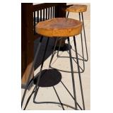 11 - PAIR OF MATCHING BAR STOOLS