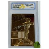 11 - 2000 23K GOLD BARRY BONDS GRADED CARD (17E)