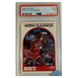 11 - 1989 HOOPS AKEEM OLAJUWON GRADED CARD (63)