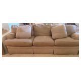 11 - CENTURY THREE-CUSHION SOFA WITH PILLOWS