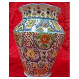 395 - COLLECTIBLE CERAMIC VASE 13"T (N9)