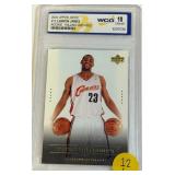 11 - 2003 UPPER DECK LeBRON JAMES CARD (12E)