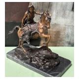 11 - BRONZE CYRUS DALLIN SCULPTURE