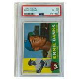 11 - 1960 TOPPS ERNIE BANKS GRADED CARDS (20E)