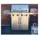 11 - CHAR-BROIL  UTDOOR GRILL WITH TANK