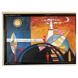 12 - H. HEISS ABSTRACT ART FRAMED