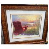 11 - MARKO MAVORICH ART FRAMED WITH COA 32X34"