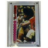 11 - JULIUS ERVING COLLECTIBLE CARD (23E)