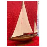 395 - REPLICA SAILBOAT 38X28" (N28)