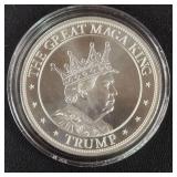 DONALD TRUMP 1oz .999 SILVER ROUND  (350 B)