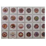 CASINO COMMEMORATIVE CHIPS (528 G)