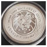 DONALD TRUMP 1oz .999 SILVER ROUND  (350 DC)