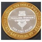 BOULDER STATION .999 FINE SILVER TOKEN (551 C73)