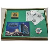 FRAMED CASINO SOUVENIR PLAQUE (519 I)