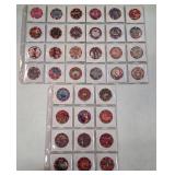 CASINO COMMEMORATIVE CHIPS (529 A)