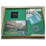 FRAMED CASINO SOUVENIR PLAQUE (519 D)