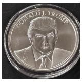 DONALD TRUMP 1oz .999 SILVER ROUND  (350 CF)