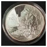 1oz .999 FINE SILVER COIN (874 G)