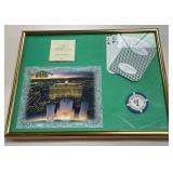 FRAMED CASINO SOUVENIR PLAQUE (519 F)