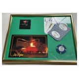 FRAMED CASINO SOUVENIR PLAQUE (519 O)
