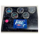 FRAMED STAR TREK CHIP SET (508)