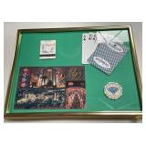 FRAMED CASINO SOUVENIR PLAQUE (519 K)