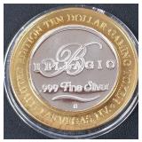 BELLAGIO .999 FINE SILVER $10 TOKEN (551 C80)