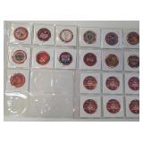 CASINO COMMEMORATIVE CHIPS (524 A)