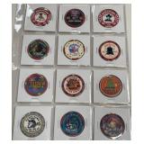 CASINO COMMEMORATIVE CHIPS (506 G)
